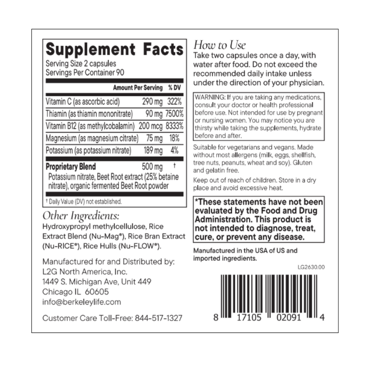 Nitric Oxide Support