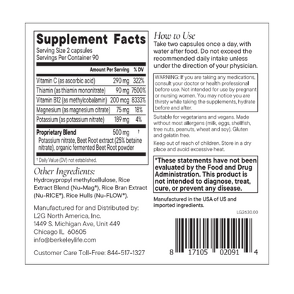 Nitric Oxide Support